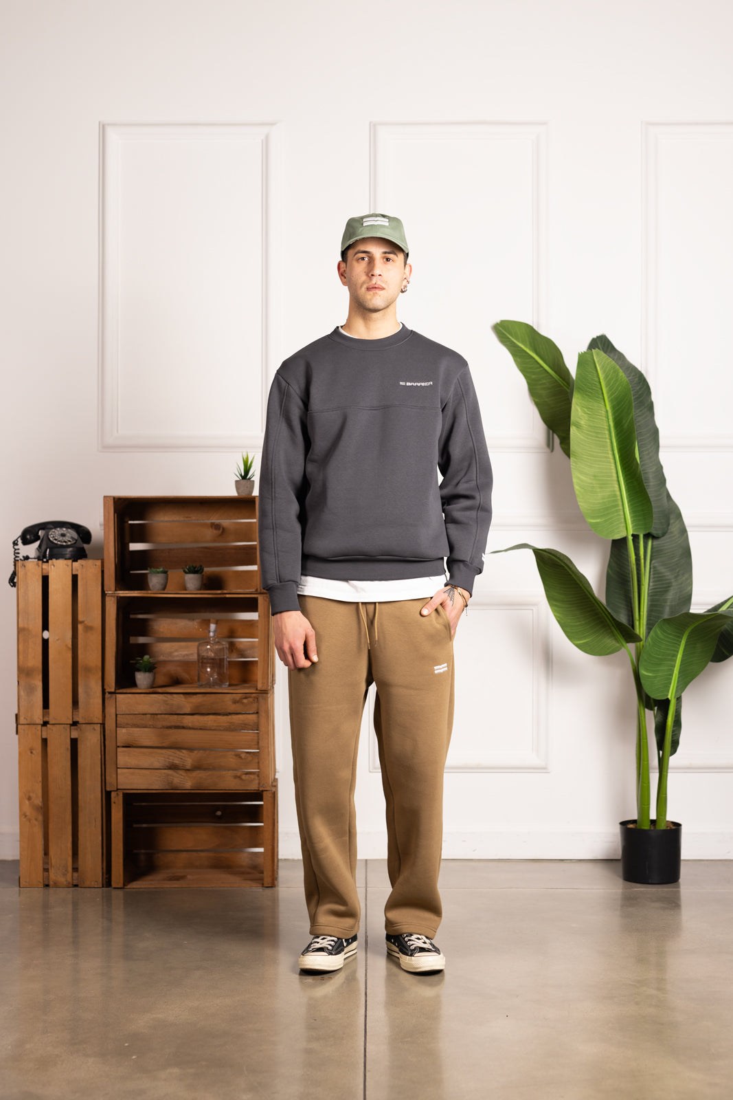 Rock sweatshirt double logo