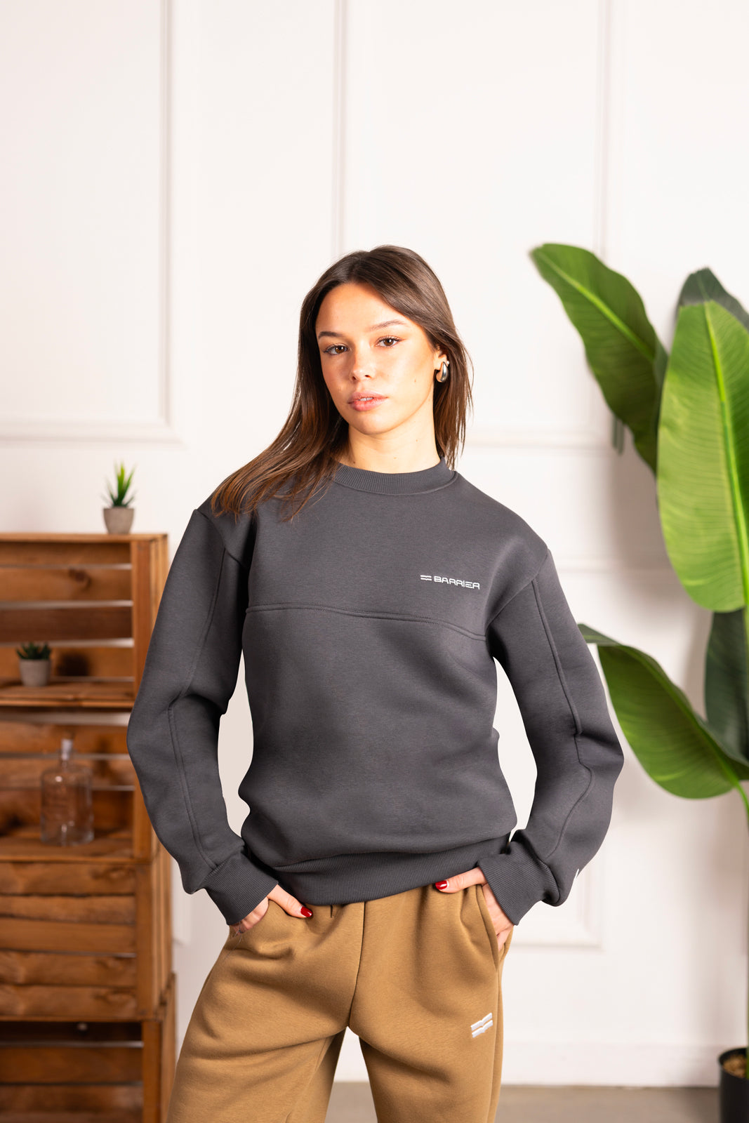 Rock sweatshirt double logo