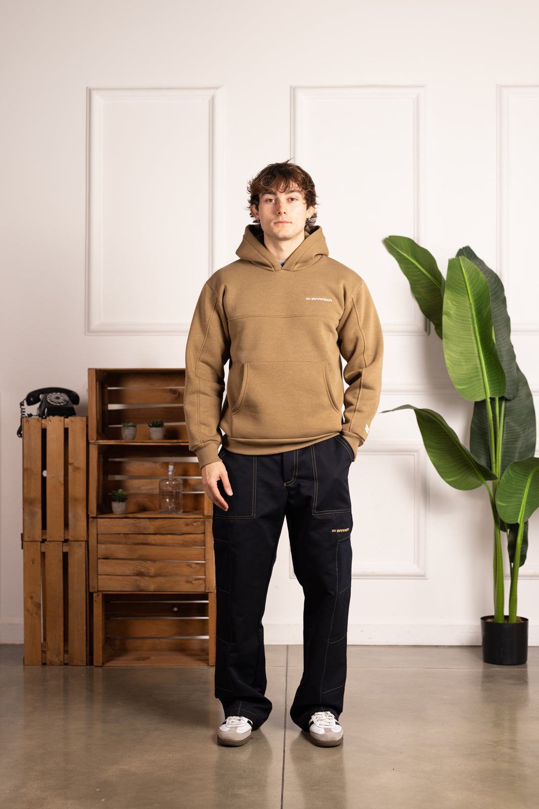 Sahara hoodie double logo