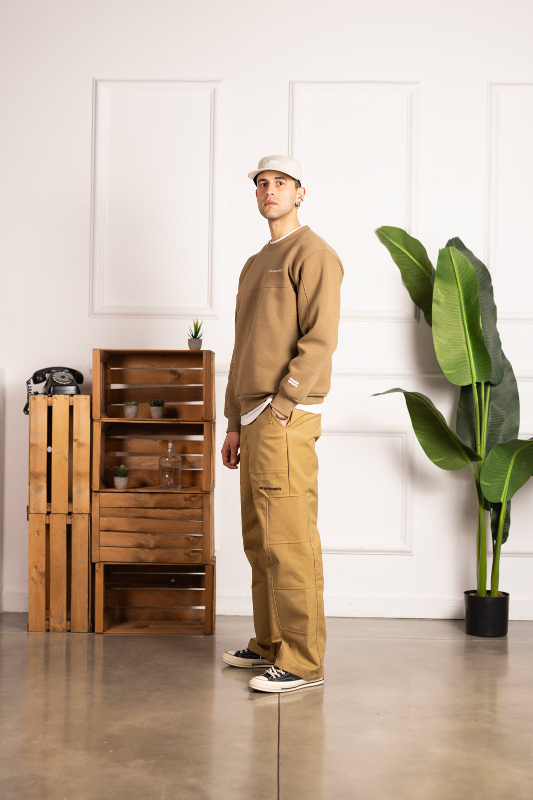 Dune cotton trousers