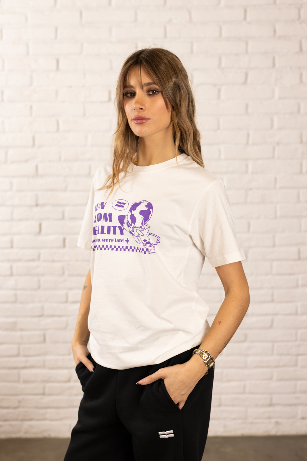 T-shirt Purple missile