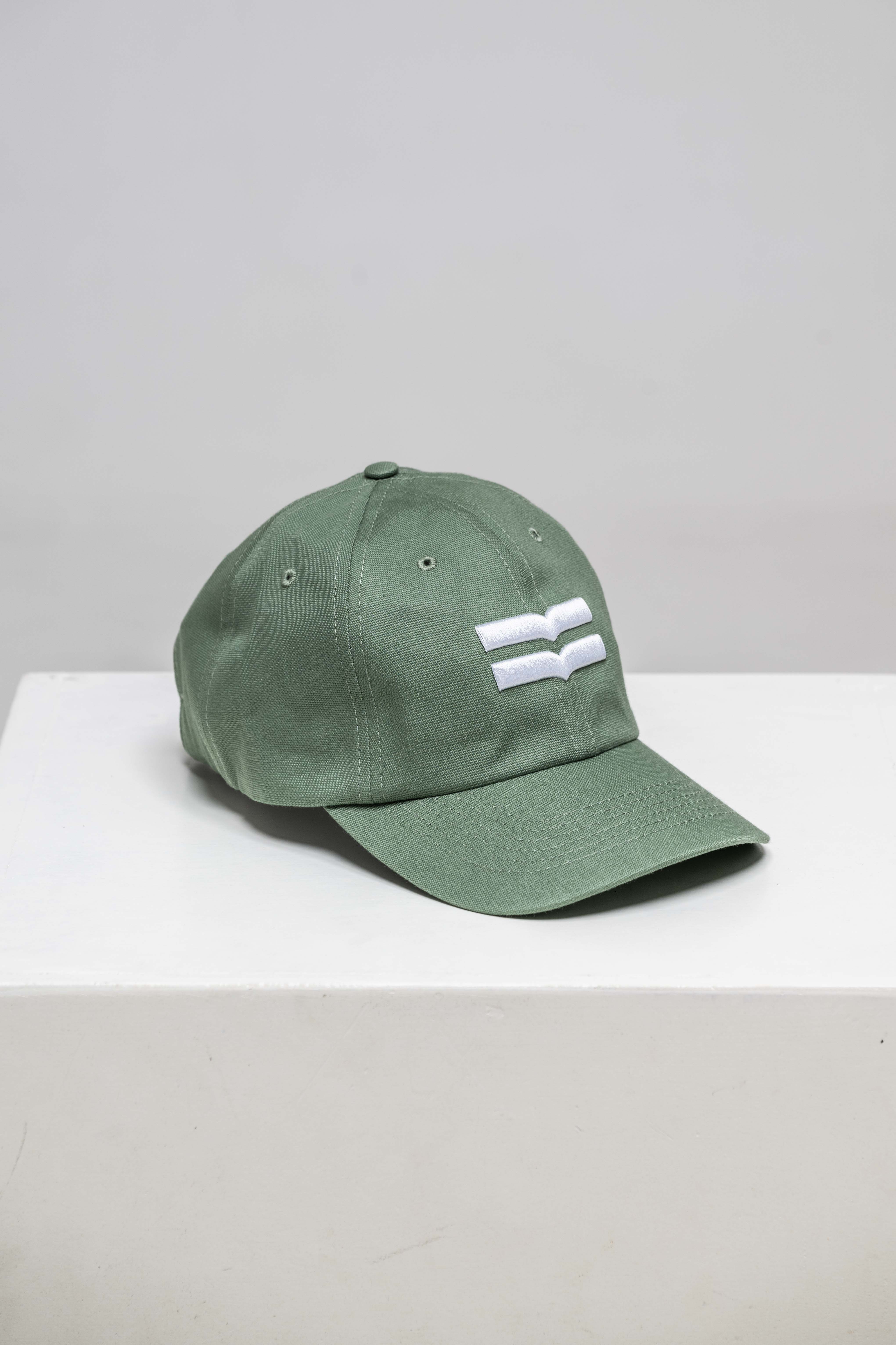 Green baseball cap