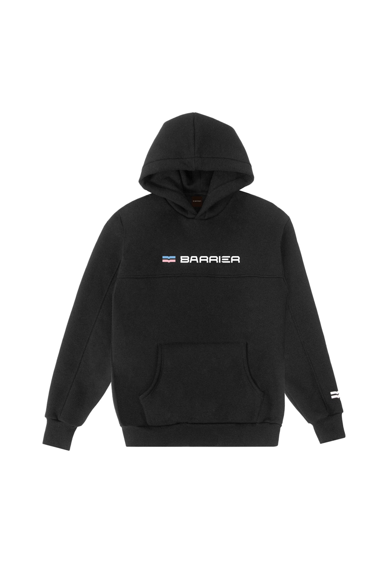 Black hoodie 3D big logo