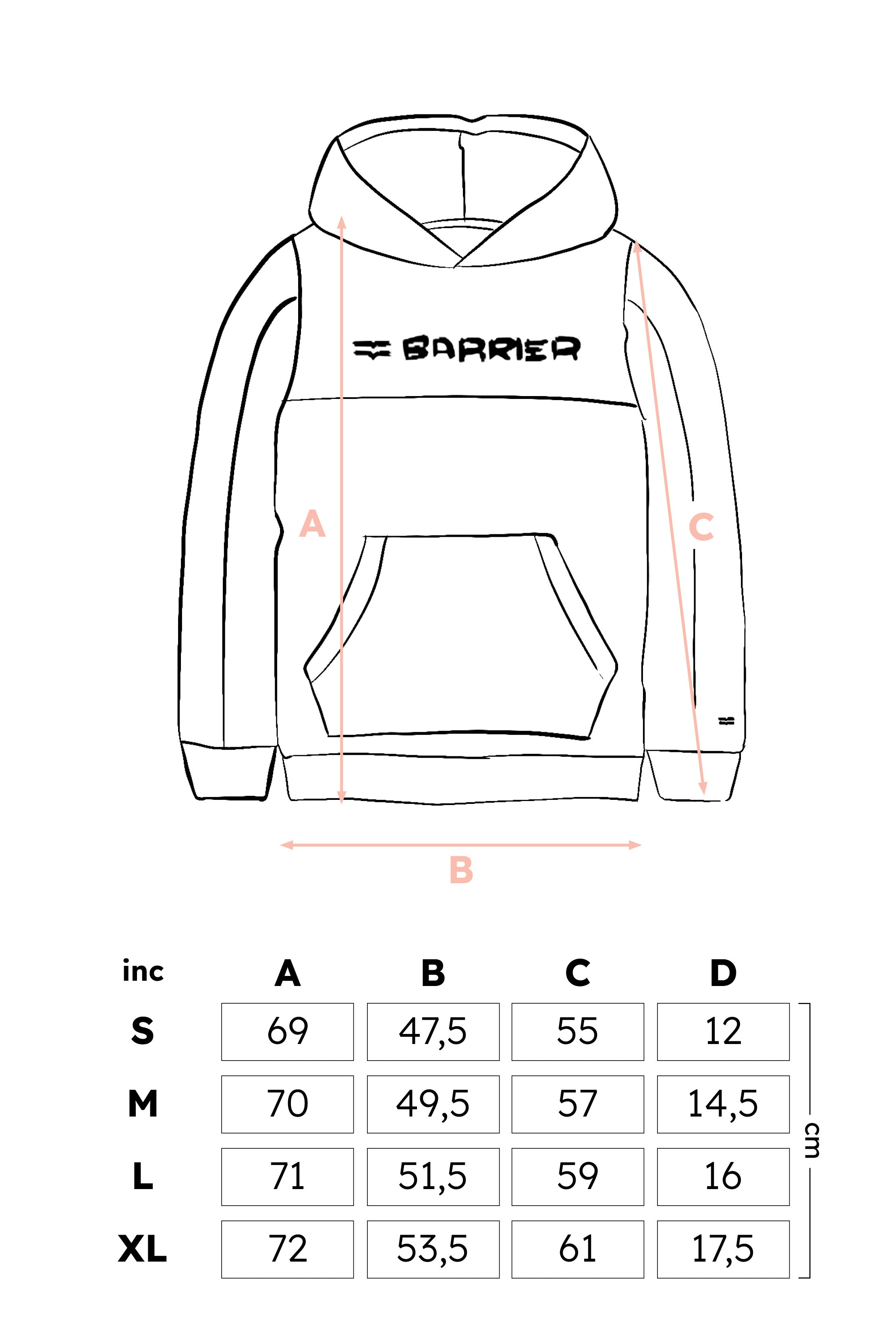 Black hoodie 3D big logo