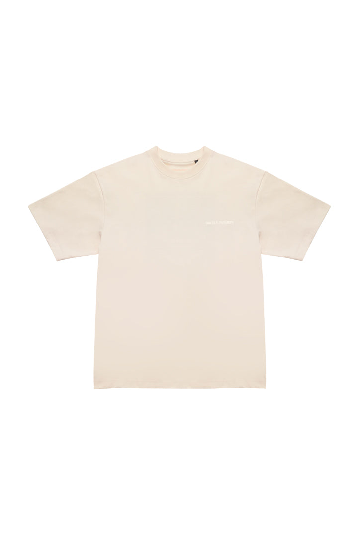 Cream basic tee
