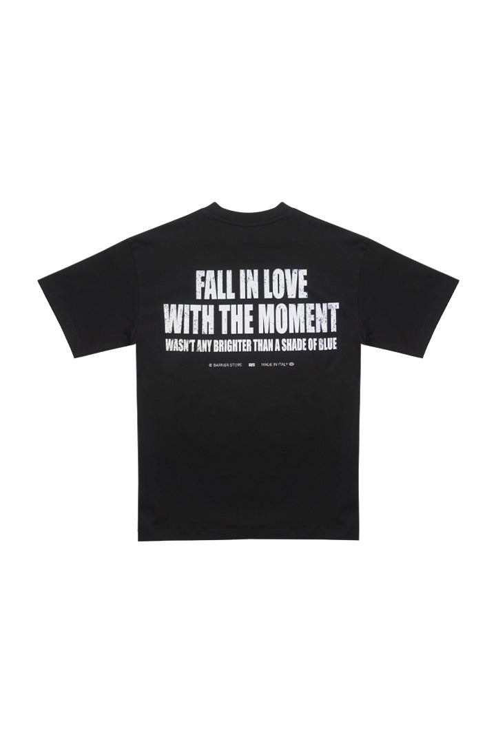 Fall in love black tee