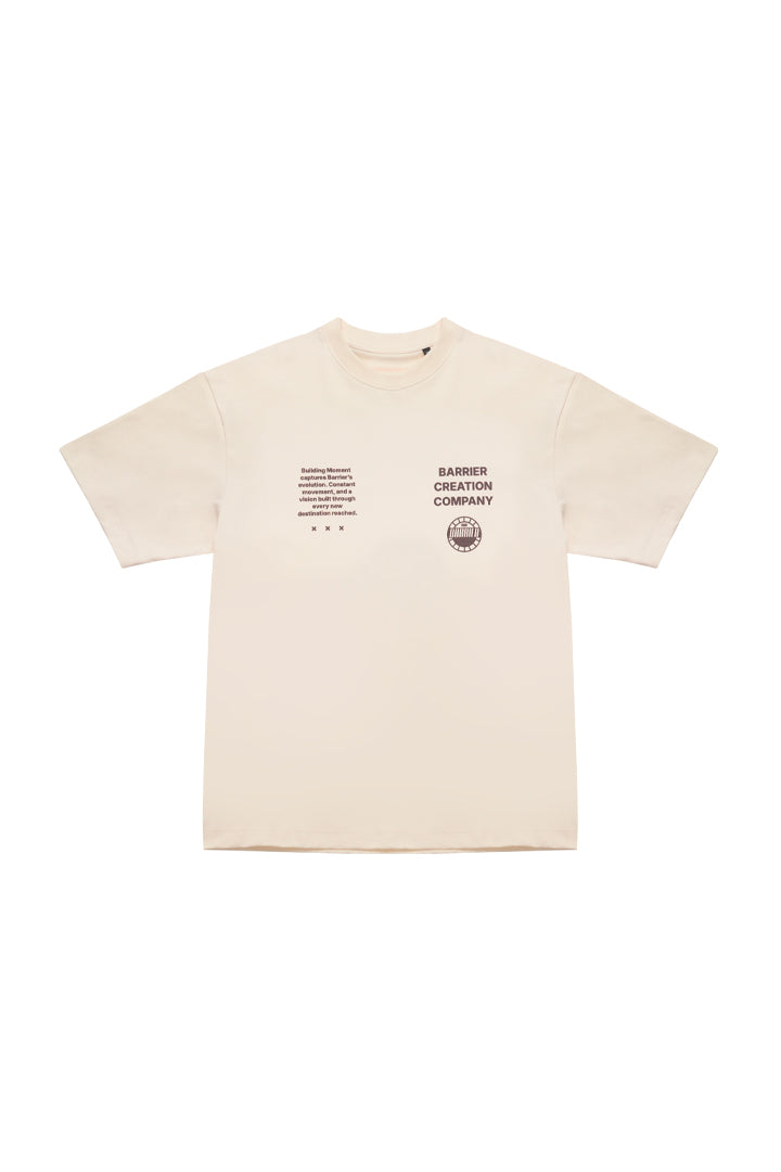Creation company cream tee