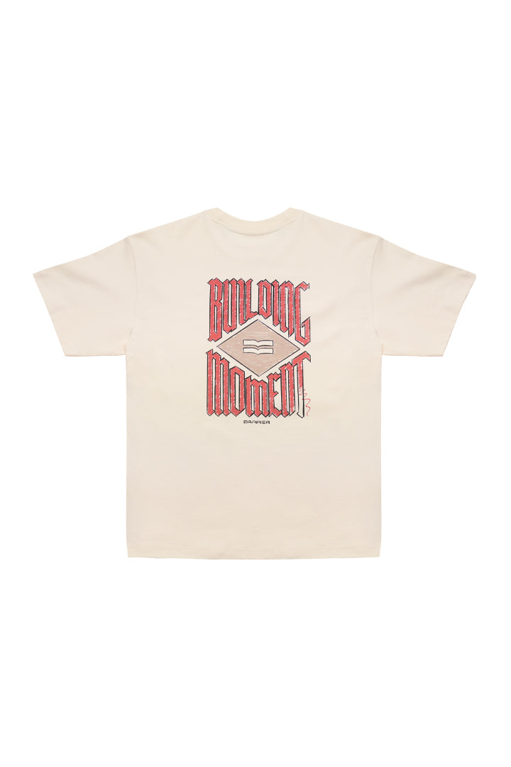 Building moment cream tee