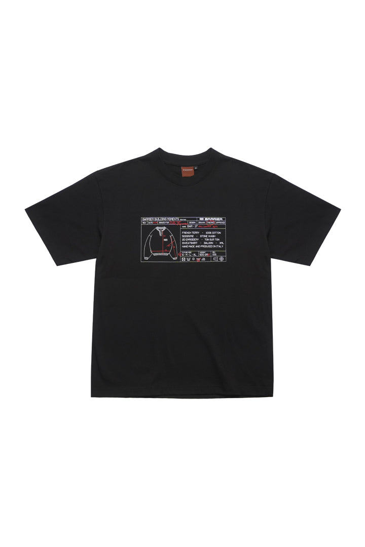 Tack pack black tee