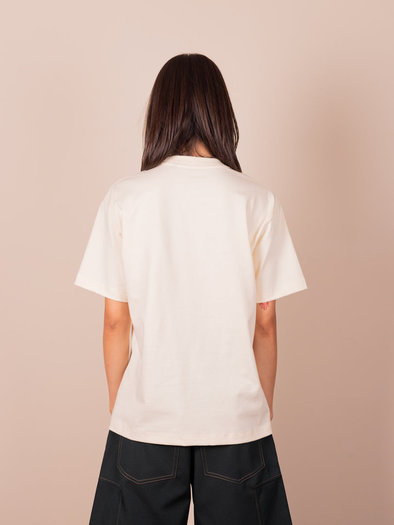 Teck pack cream tee