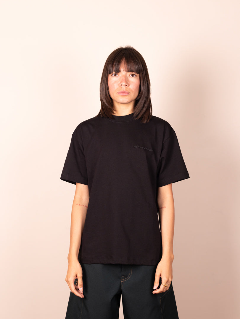 Black basic tee