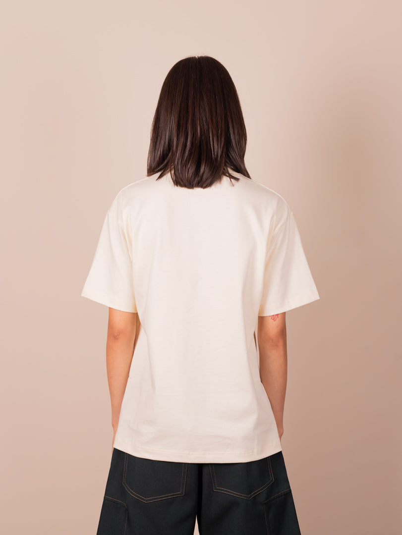 Creation company cream tee