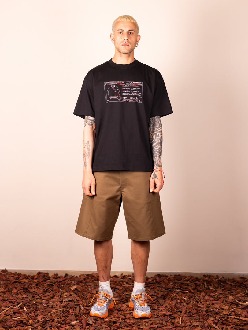 Tack pack black tee