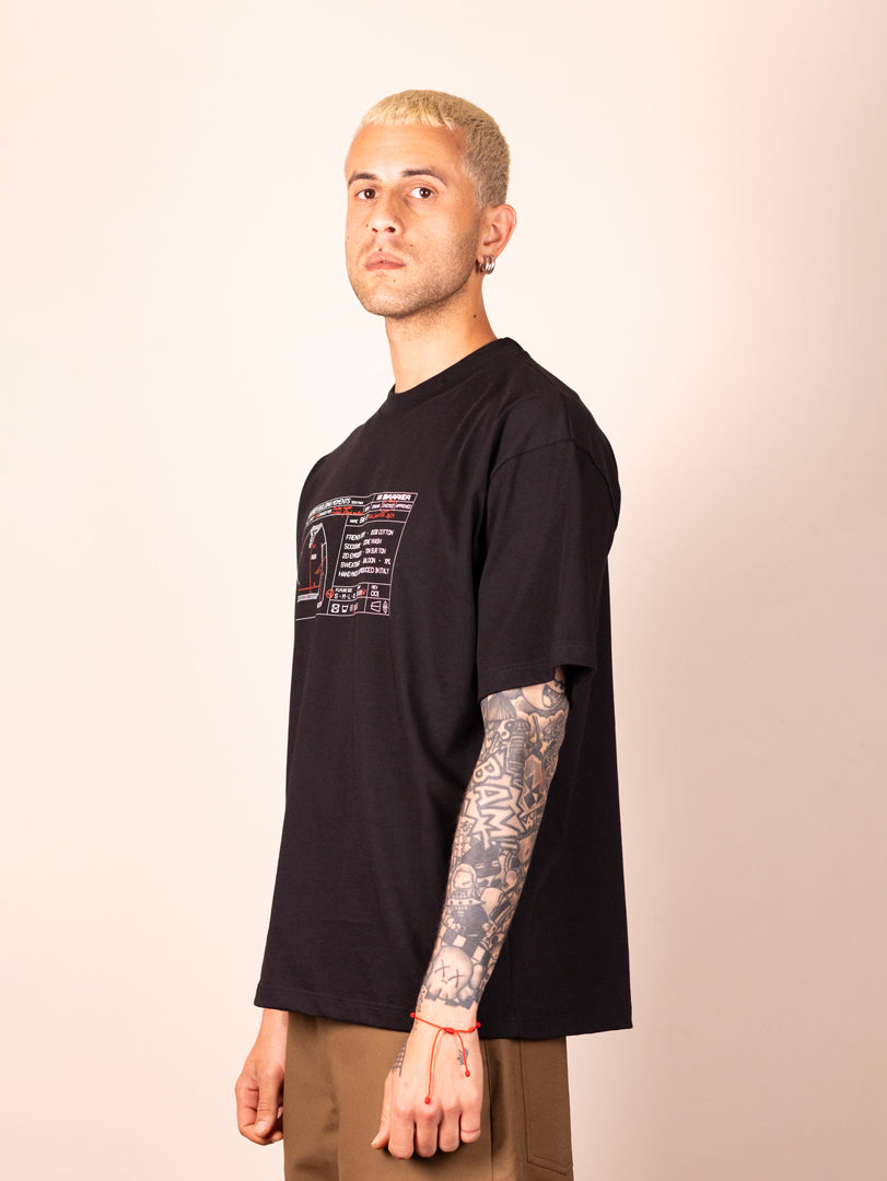 Tack pack black tee