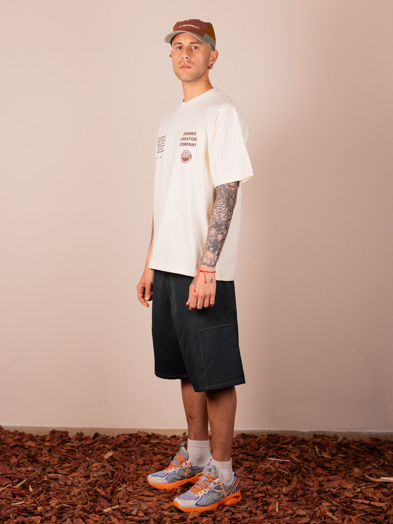 Creation company cream tee