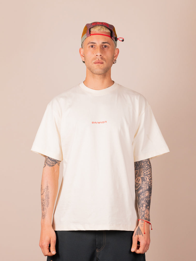 Building moment cream tee